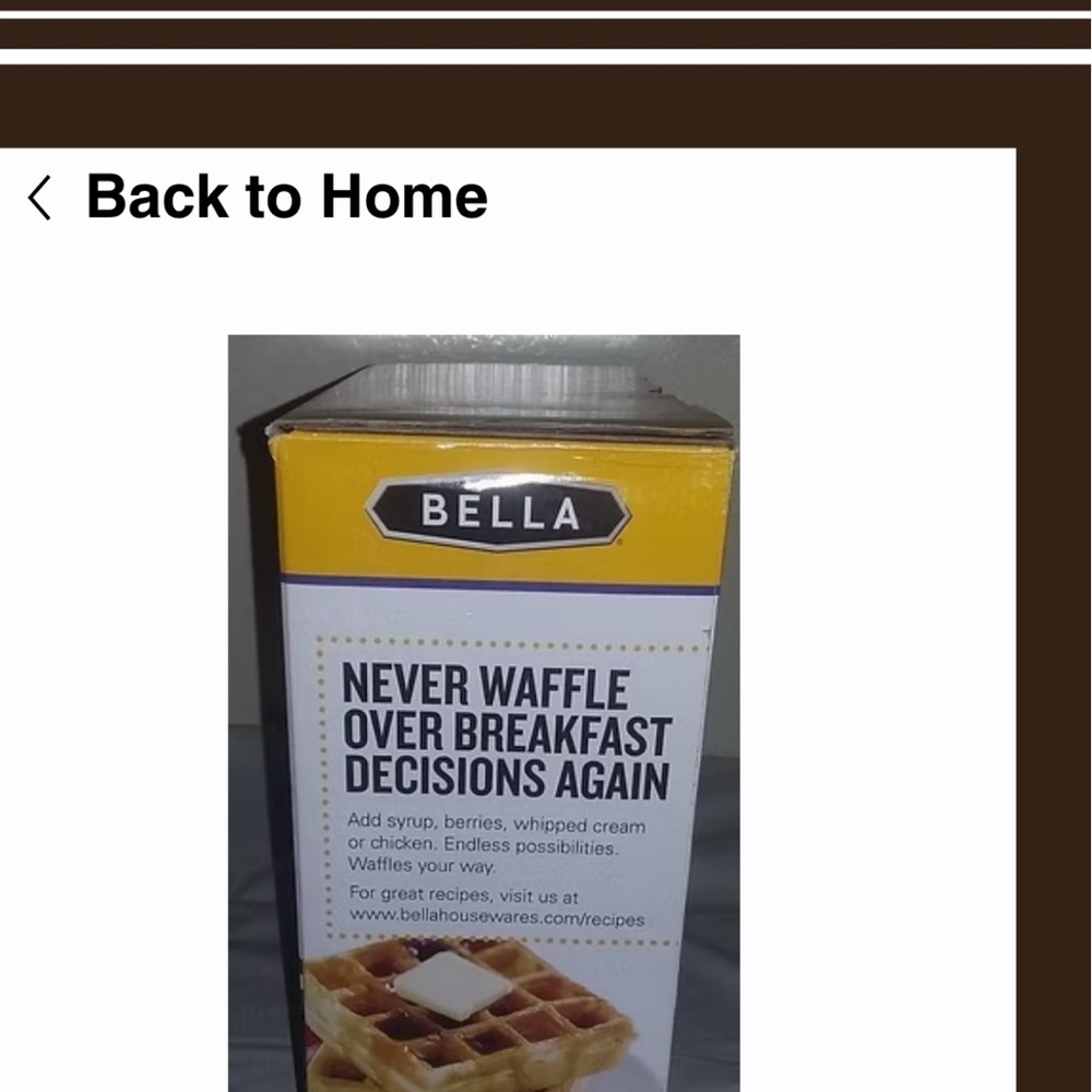 Bella slice waffle maker - Picture 2 of 6